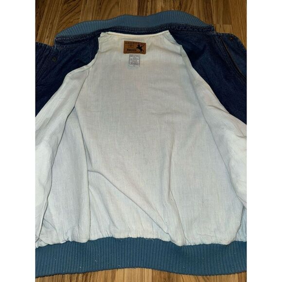 Prezzia Vintage Jean Denim Jacket Unisex Size Large - Picture 6 of 11